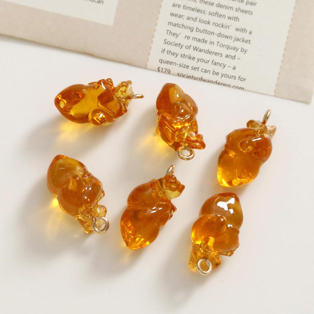 DIY Resin Heart Pendant Unique Accessories Jewelry Making Supplies Jewelry Charm Resin Material Resin Charm Pendants