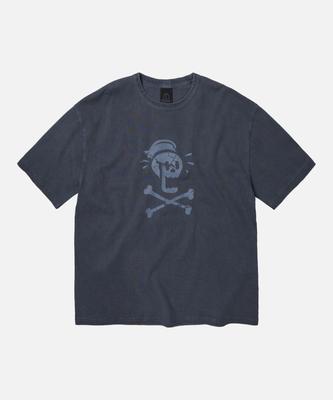 FRIZMWORKS Black Flag Pigment Dyeing Tee _ Navy