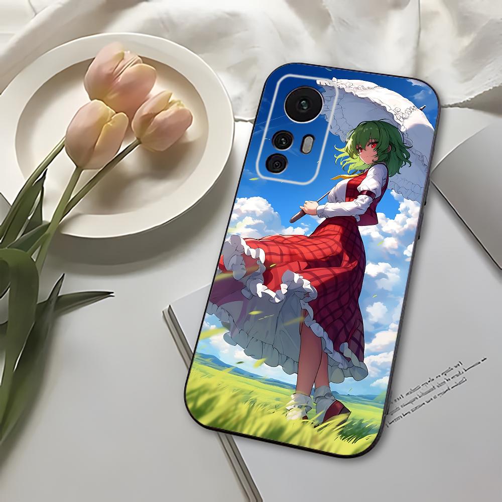 Game T-Touhou P-Project Phone Case For Xiaomi 11 Redmi Note 11 5G 8T 9A 9 10T Note8Pro Note9 12SUltra Black Case