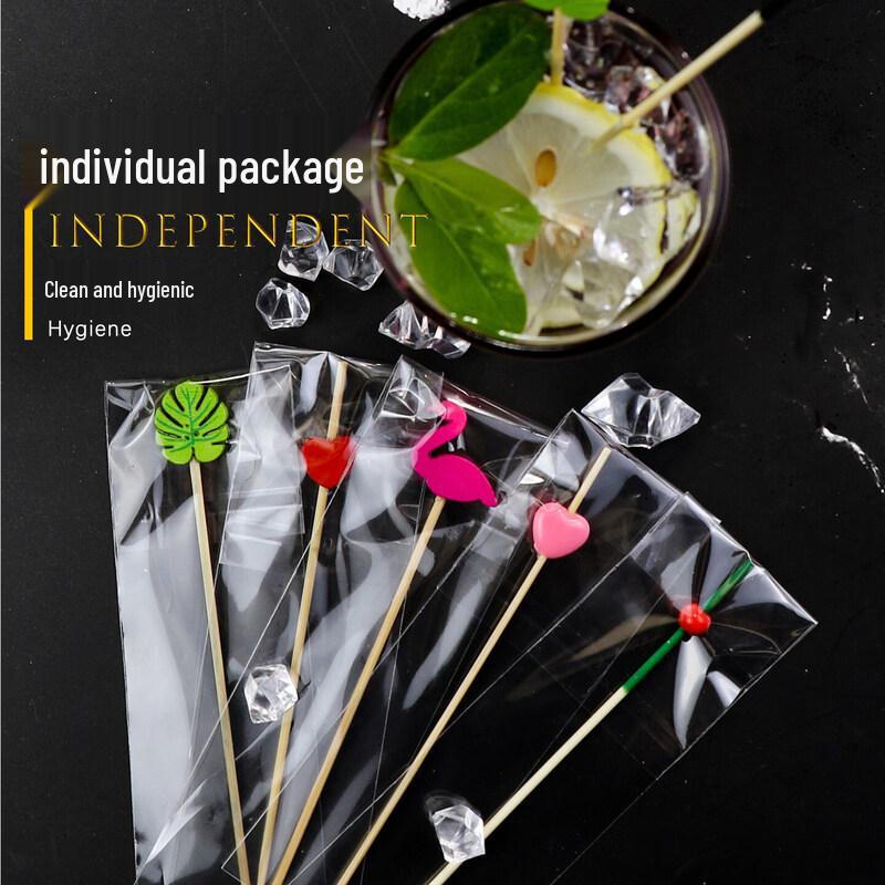 ZISIZ Disposable Bamboo Fruit Skewers
