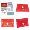 12Pcs Portable Outdoor First Aids Kits Including Bandages, Scissors, Tweezers for Outdoor Camping, Hiking and Travel