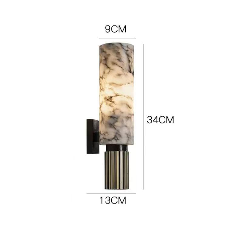 Spanish Alabaster Wall Lamp for Hotel, Villa, Stairway, Bedroom & Corridor Decor