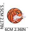 Cartoon Basketball Stickerei Stoff Aufkleber Kinderkleidung Dekorative Flicken Aufkleber Sportball Computer Stickerei Etikett Basketball Stempel Junge