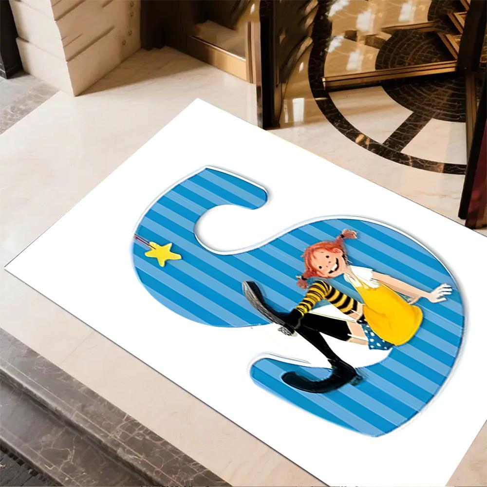 Pippi Adventures Floor Rug Office Rug Design for Game Room Balcony Playrooms Decorate room Anti-slip Rug Anime Office Decor Spiritual Gift