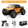 C8819 1:20 4WD Rc Car Off-road with LED Lights Full-scale Simulation Professional 2.4G Remote Control Cars Pickup Truck Toy