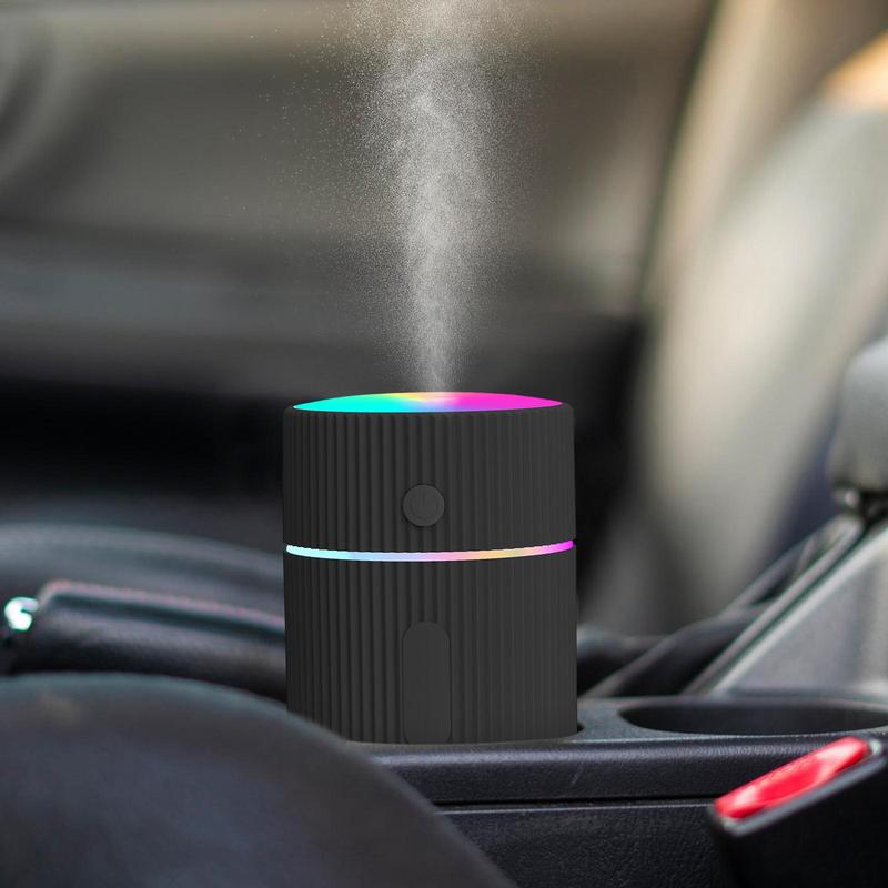Mini Car Air Humidifier USB Ultrasonic Essential Oil Diffuser Smart Purifier Aroma Anion Mist Maker LED Car Accessories