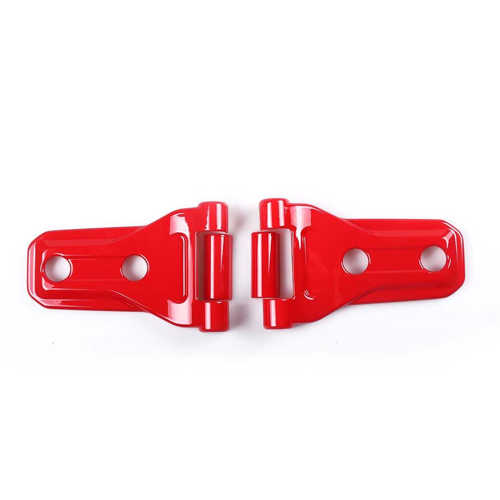 A Pair Car Hood Hinge Protector Trim Cover  Exterior Decoration  Accessories For Jeep Wrangler JL 2018 2019 2020 2024 2024