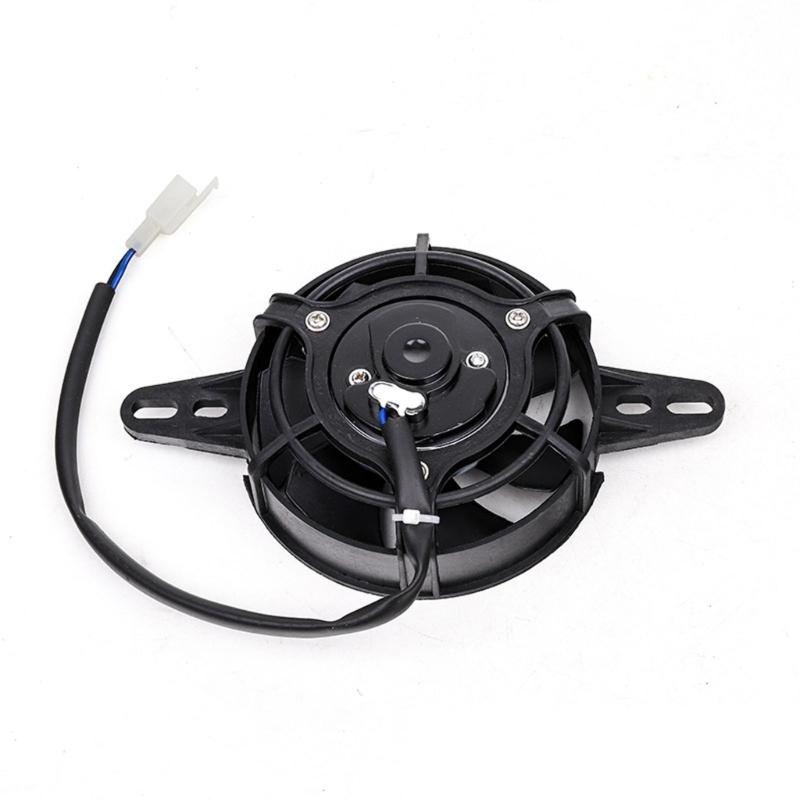 Motorcycle Oil-Cooling Fan Assembly for 150Cc 200Cc 250Cc Small Bikes and Utility Vehicles, Mounting Ears and Cooling Support for Hill Climbing