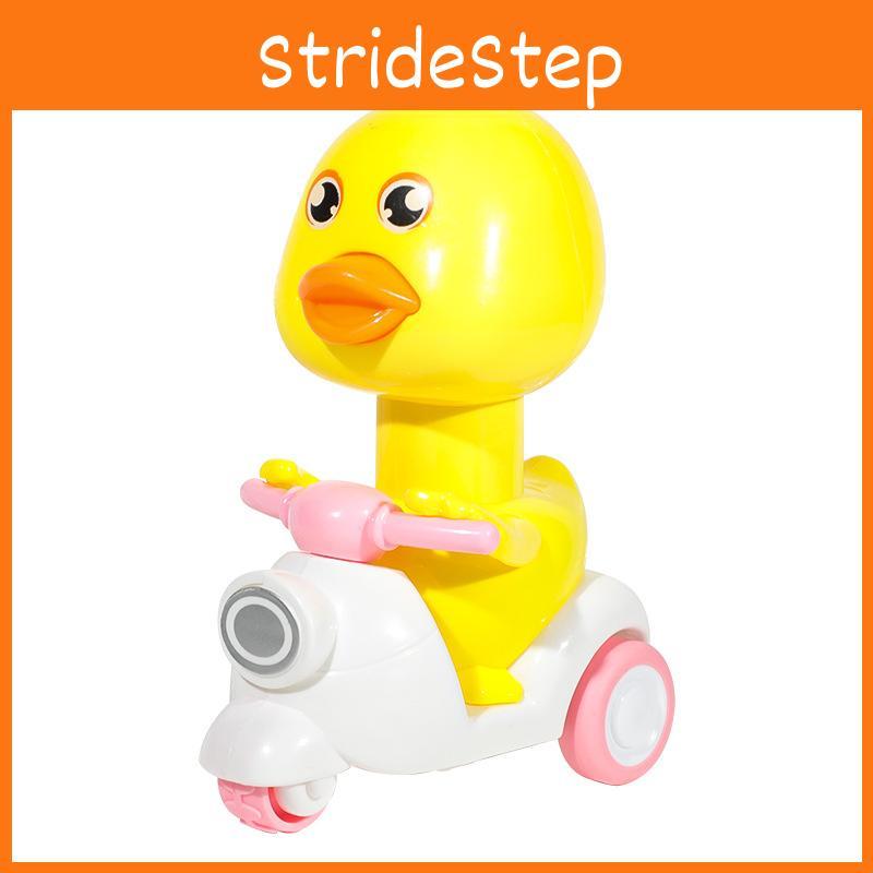 Plastic Pushback Kids Toy Car With Cartoon Duck Design For Developing Motor Skills And Parentchild Play