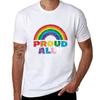 Proud Ally Lgbt Rainbow Gay Pride Month Tshirt Work Utility Casual Tee Shirt