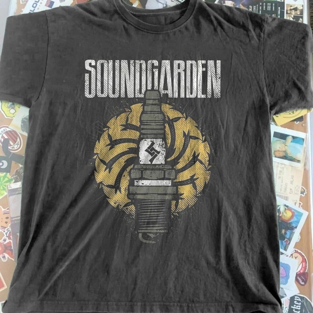 Heißer Verkauf NEUES Soundgarden Vintage Stil Unisex Schwarzes Baumwoll-T-Shirt Herren Damen Streetwear Harajuku Mode Sommer Neues T-Shirt Locker Lässig Übergroßes Oberteil