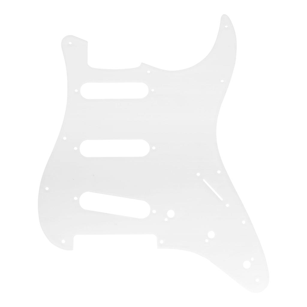Musiclily Pro ST SSS Pickguard for Squier Sonic Strat Electric Clear 11-Hole Guitar,