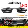 For BMW 3 4 5 7 8 Series G20 G21 G30 G38 G22 G23 G11 G12 G15 G16 Carbon Fiber Glossy Black Replacement Side Mirror Covers Cap