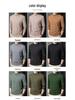 Pull en maille à manches longues et col semi-montant style coréen pour homme