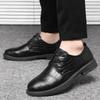 Fashion Comfortable Business Lace-Up Men's Leather Shoes New In Promotion Elegant Summer Sale Adults Classic Original Male Casual Shoe