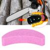10 Pcs Chainsaw Sharpener Portable Crescent Shaped Pink Chain Grinding Stone