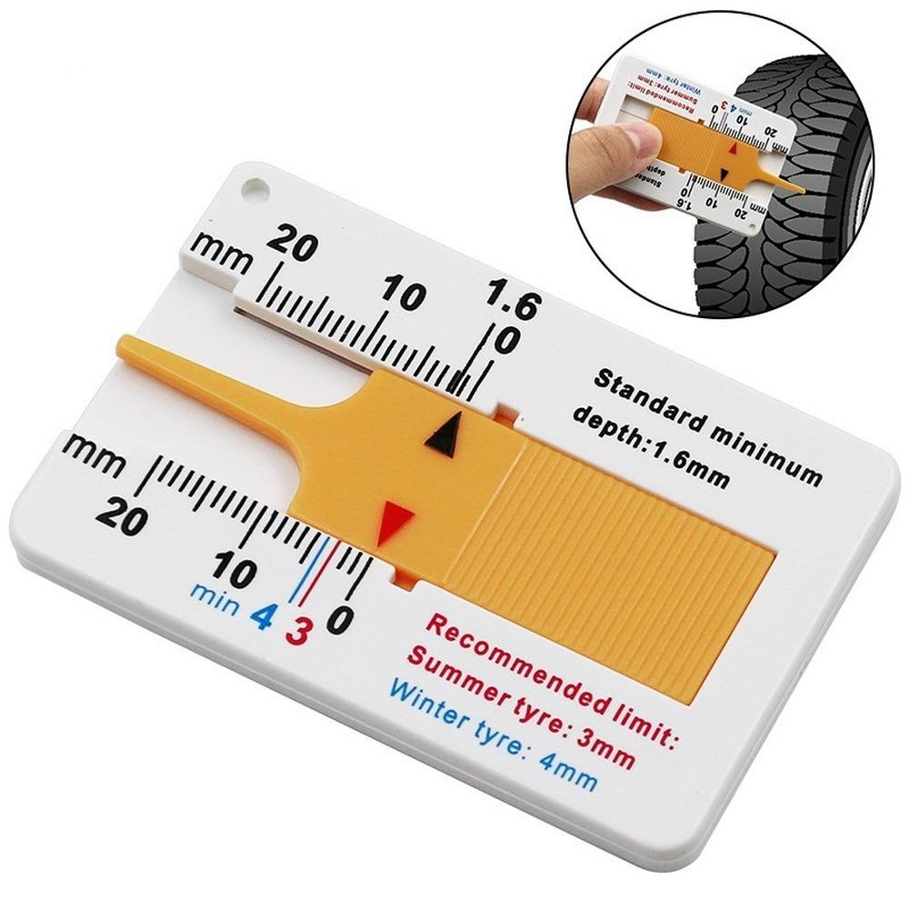 0-20mm Misuratore di Profondità Battistrada Pneumatici Auto Indicatore di Profondità Calibro Misuratore Moto Rimorchio Furgone Strumento di Misura Ruota Forniture di Misurazione