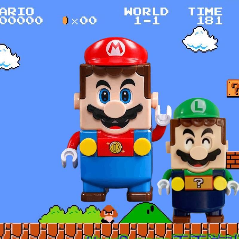 Mario Children's Building Blocks Toy Set With 64 Mystery Boxes Wholesale