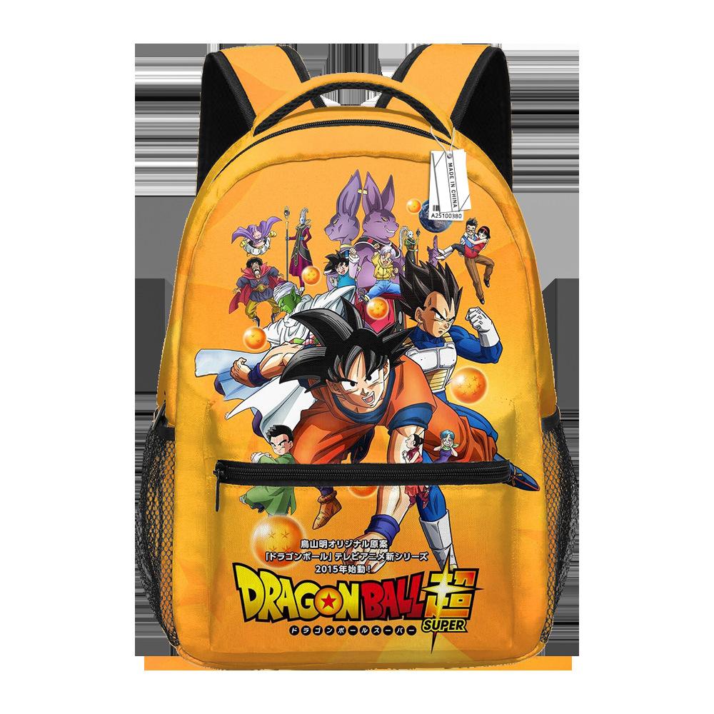 Dragon Ball Dragon Ball Student Backpack Primary And Secondary School Schoolbag Children'S Backpack Cartoon Animation Backpack