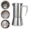 300ml/200ml Coffee Machine 304 Stainless Steel Coffee Maker with Coffee Percolator Design Espresso Pot for Home and Camping