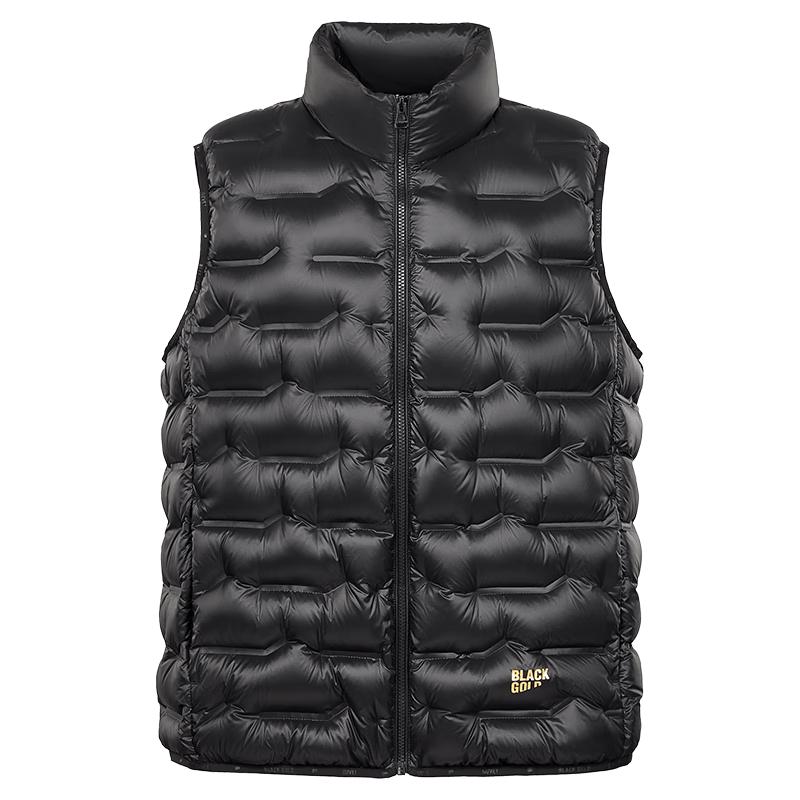 Gaofans Black Gold 5.0 Men s Lightweight Seamless Goose Down Vest 2XL чёрный