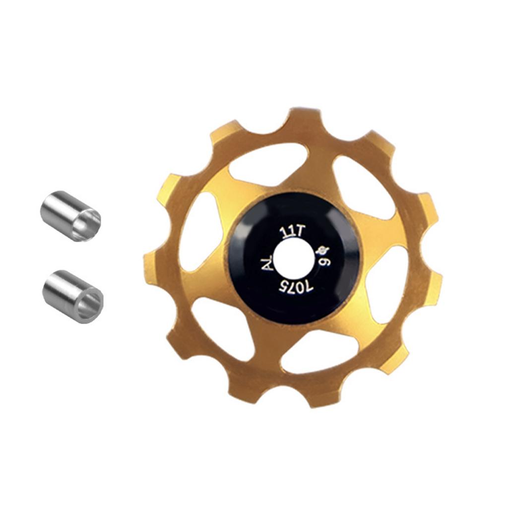 11T Bicycles Rear Derailleur Jockey Wheel Steel Bearing Pulley Road Bike Guide Roller Bicycles Rear Guide Wheel