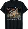 Somebody's Feral Aunt Raccoon Coffee Sarcastic Animal Humor T-Shirt