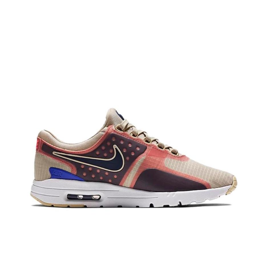 Nike Air Max Zero SI Zabliszt Női Sneakerek Barna Fehér-Paramount-Kék-Bináris-Kék 881173-101