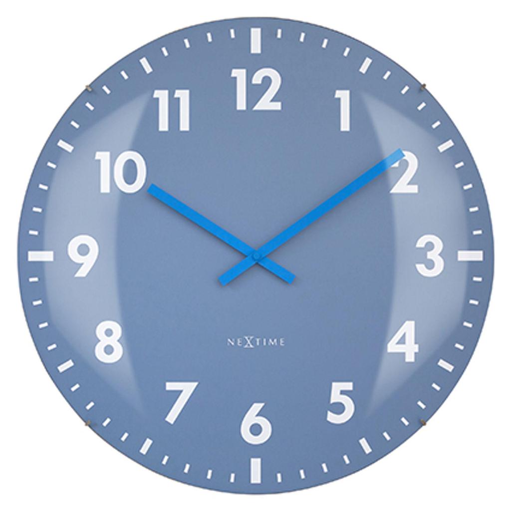 Nextime Glass Domed Wall Clock
