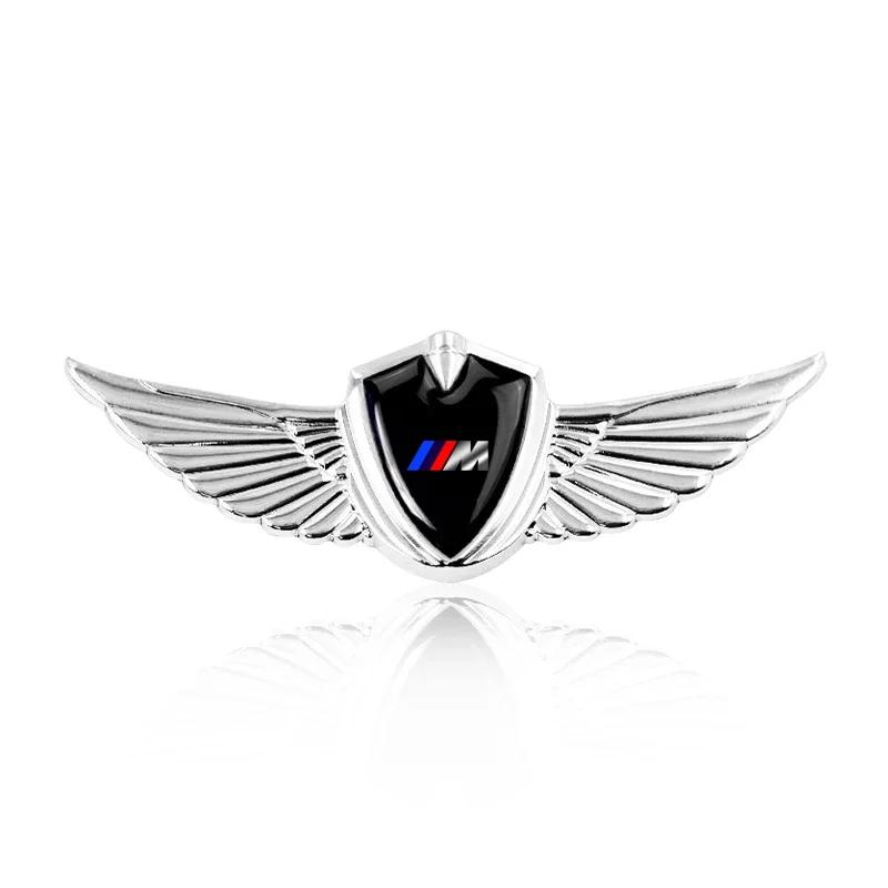 

Car 3D Chrome Metal Corporation Emblem Car Body Wings Stickers Accessories For BMW F10 F13 F15 F16 F30 F34 F32 F31 E36 E60