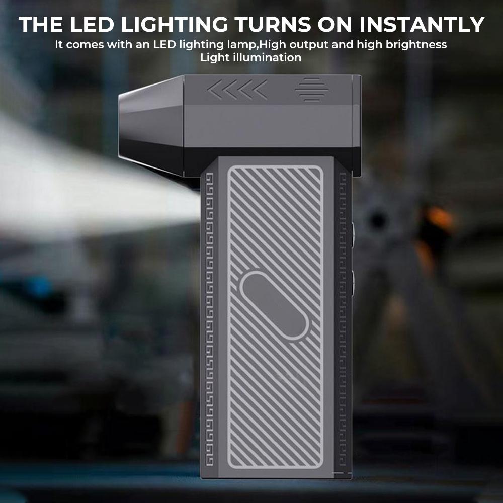 Turbo Jet Blower 130000RPM Turbo Jet Fan 4 Gears Speed Adjustable Electric Air Duster Type-C Charging Powerful Air Blower Tools