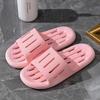 Summer Bathroom Soft Soled Slippers With A Sense Of Poop Women's Home Shoes For Showering Household Water Leakage Anti Slip And Cool Slippers