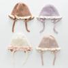 Entzückende winddichte Baby-Strick-Turbanmütze mit Kälteschutz