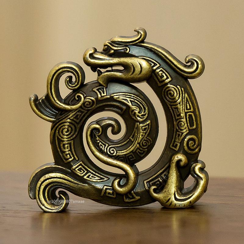 Mini Metal Gold Dragon Incense Stick Burner 1pc Creative Dragon Incense Holder Sandalwood Censer Home Office Decor