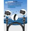 720106-1 EC M3 14W10 Transducer Extension Cable 14-pin Fit for Humminbird APEX XPLORE SOLIX and Onix Series Fish Finders