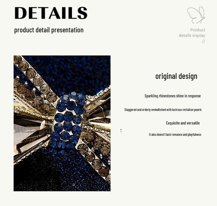 Elegante koreanische Kristall-Haarnadel für Damen