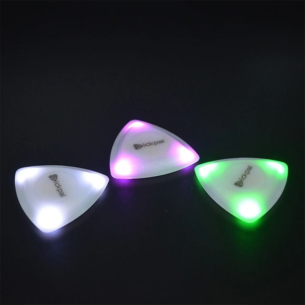 High-Sensitivity Luminous Pick Guitar Touch Guitar Glowing Plectrum Guitar LED Pick  Bass Ukulele