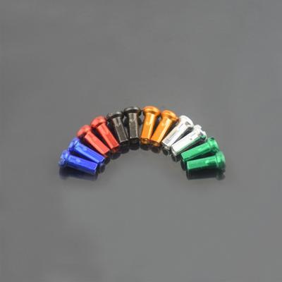 60x Bunte MTB Rennrad Speichennippel 14G 2mm Durchmesser Berg Rennrad Lang 12mm Radsport Ersatzzubehör