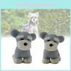 Plush Toys Schnauzer Cute Cartoon Girl Children Birthday Holiday Gift Dolls