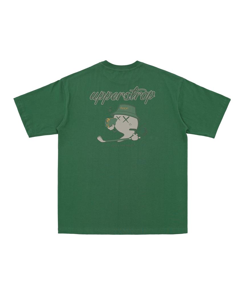 UPPERSTROP [Up3059] Upst Golf Rounding Comma Short Sleeve T-Shirt Green