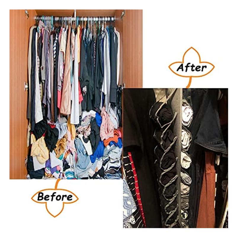 Wieszak do przechowywania legginsów Może pomieścić 24 legginsy lub koszule. Wieszak do przechowywania dżinsów