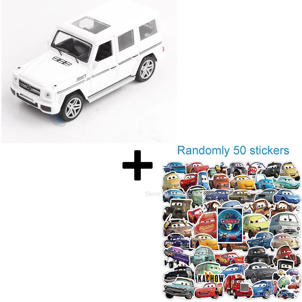 1:32 Scale G65 Alloy Diecast Toy Car Models 4 Doors Opened Sound Light Pull Back Hihgh Simulation SUV Vehicles for Kids Presents
