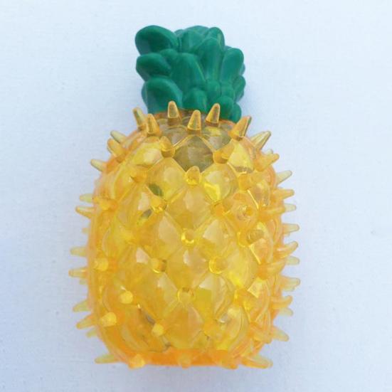 Dog Cooling Chew Toy Summer Freezable Watermelon Lemon Pineapple Puppy Teething Toy Bite Resistant Squeaky Pet Teeth Cleaning Toy