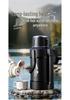 Large Capacity 304 Stainless Steel Thermos Cup - Portable Outdoor Travel Kettle for Hot Water