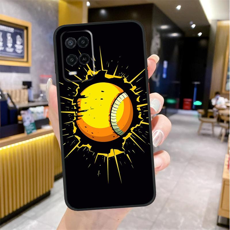 Tennis Sport Case For Oppo A96 A76 A16 A17 A18 A60 A80 A40 A38 A58 A78 A98 A94 A74 A54 A15 A57 A77 A5 Pro