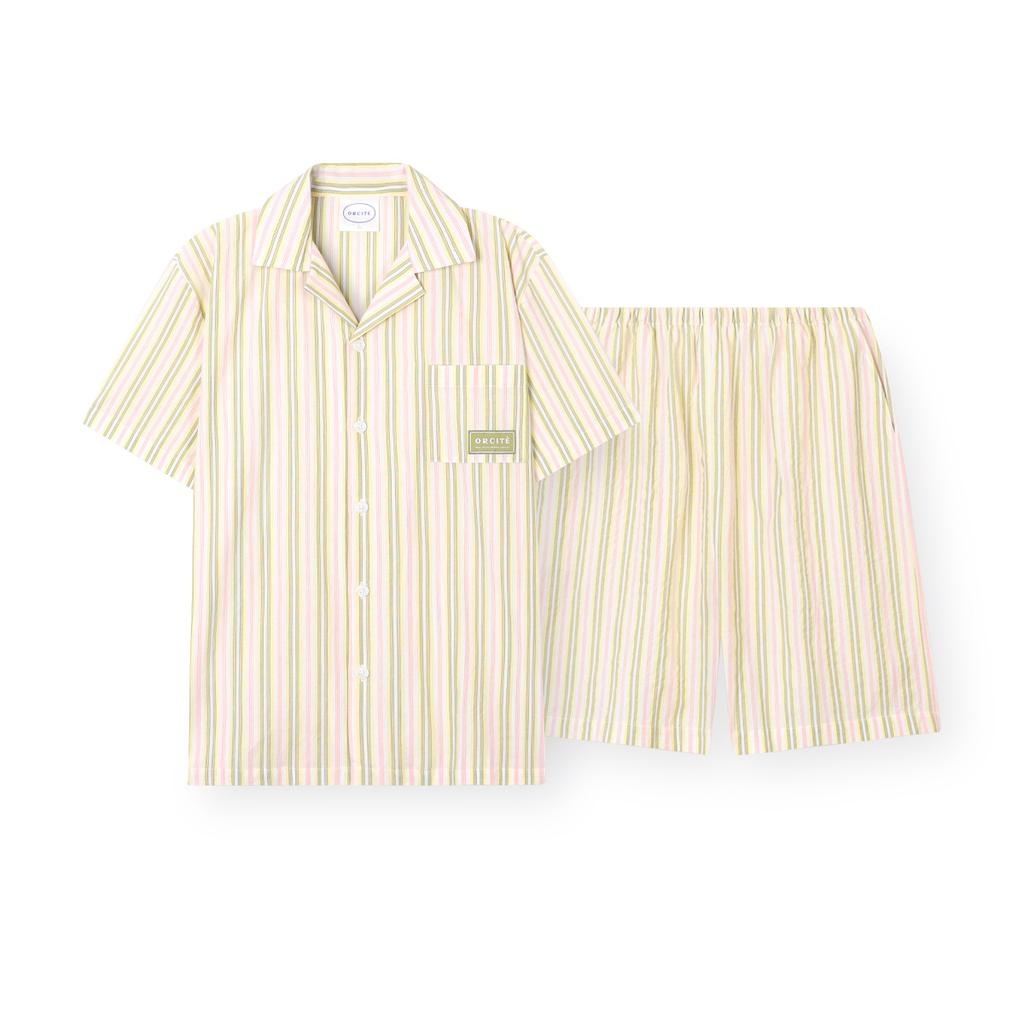 Oleusitte Men'S H324 Novali Short Sleeve Pajama Set