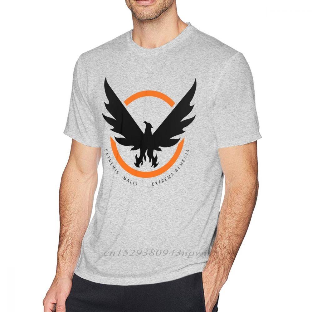 Tom Clancy S The Division T Shirt The Division 2 SHD Logo TShirt ShortSleeve Cute Tee Shirt Basic 100 Cotton Tshirt