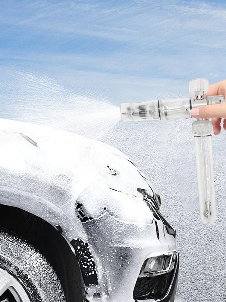 35ml Soap Foam Spray Bottle with 1/4 Inch Quick Connector Pressure Washer Gun Adjustable Foam Spray Pot for Cleaning Cars SUVs