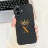 Custodia per Apple iPhone 16 Plus Custodia con Lettere Carine per Coppia per iPhone16 Pro Custodia Morbida in TPU per Telefono per iPhone 16 Pro Max iPhone 16+ Bumper