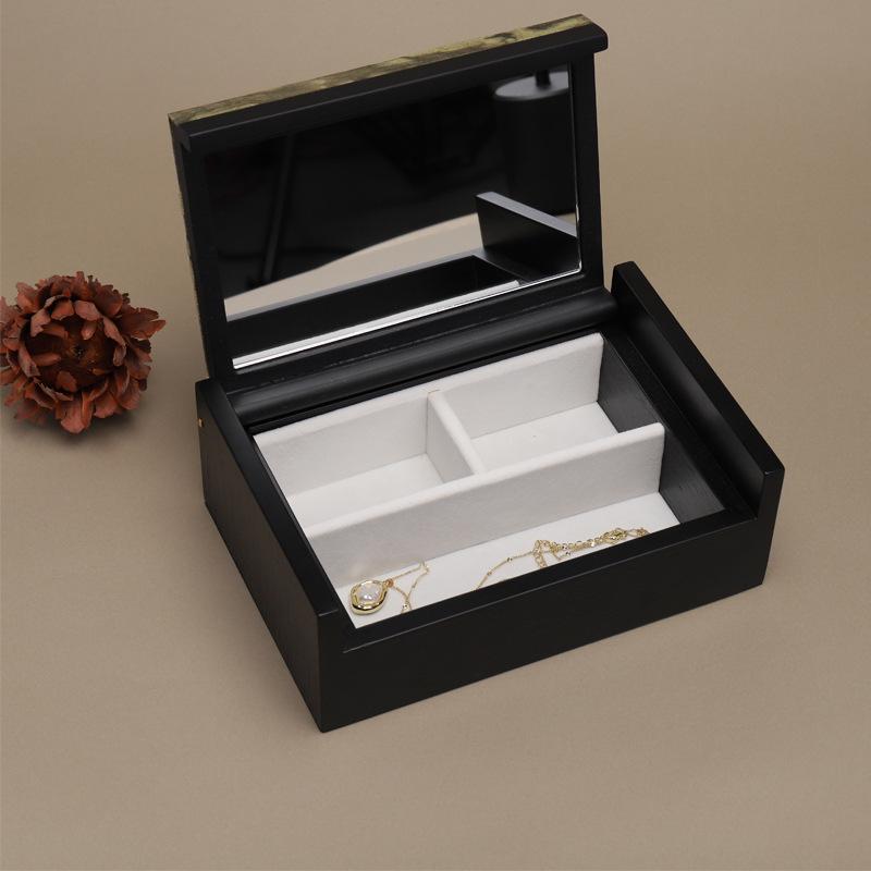 Wabi-Sabi Style Designer Jewelry Box: Elegant Home Decor & Accessory Storage
